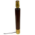 Brass Básica M2 Table Dimmer Lamp by Santiago Roqueta For Santa & Cole w/ Shade