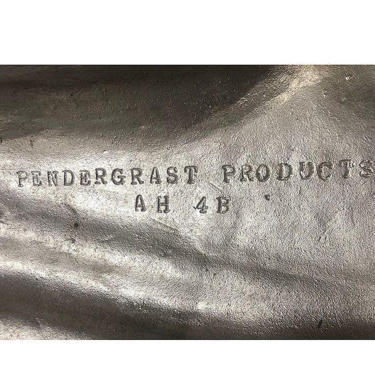 Modernist Polished Aluminum Gazelle Wall Sculpture Pair by Pendergrast