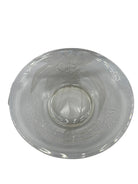 Vintage 1950's Dorothy Thorpe Etched Art Glass Hibiscus Bowl
