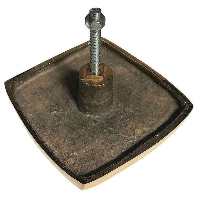 Paul Evans Style Mid Century Brutalist Bronze Cabinet Handle Pull
