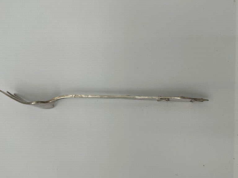 Vintage Arts and Crafts Fish Serving Fork