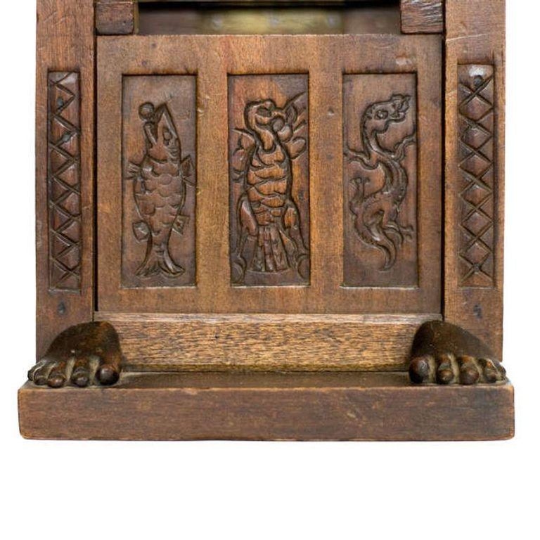 Carved Miniature Egyptian Pharaoh Amenhotep III Throne Jewelry Box
