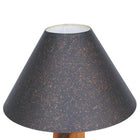 Mid-Century Table Lamps w/ African Hand Carved Kenyan Carvings Sculpture, Pair