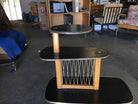 1950s Three-Tier Midcentury String Art Center Side Tables, Set of 3