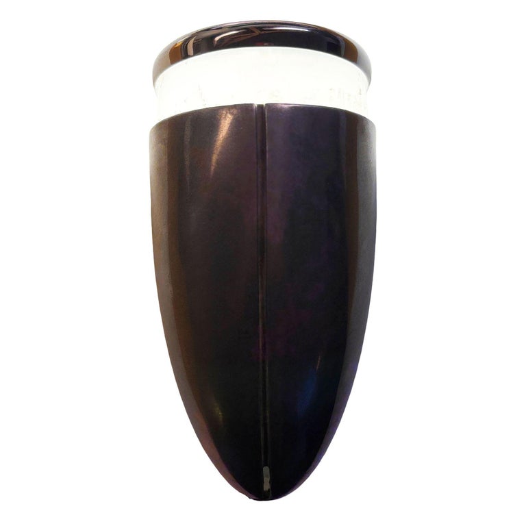 A Machine Age Streamline Brushed Aluminum Wall Sconce, 7 Available