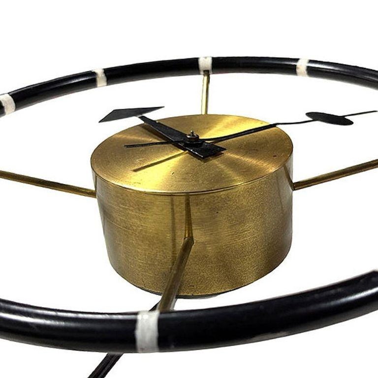 MCM George Nelson Studio Model 4756 "Steering Wheel" Wall Clock by Howard Miller