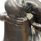 Italian "Pensatore Campana" The Tinker Auguste Rodin Style Terracotta Sculpture