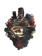 Vintage Microchip Sculpture Featuring a Lady's Head