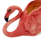Rare Mid-century Ceramic Pink Flamingo Flower Table Planter Signed Will-George