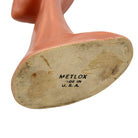 MCM Ceramic Curious Watcher Modernist Pink Flamingo Tabletop Statue by Metlox