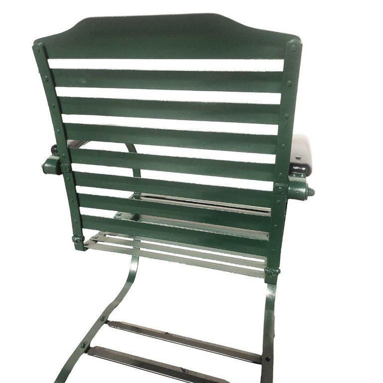 Mid-century Steel Springer Rocking Outdoor Patio Chair , Pair