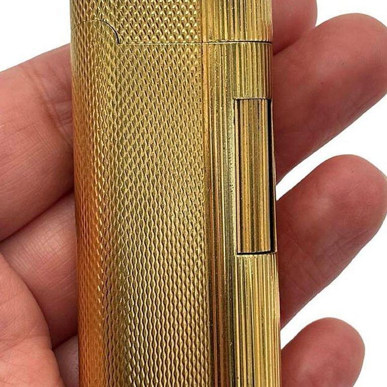 Dunhill S-Type Gold Plated "Rollagas" Lighter, Circa 1970