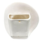 Large Art Deco Hat Lady Bust White Ceramic Planter by Royal Haeger