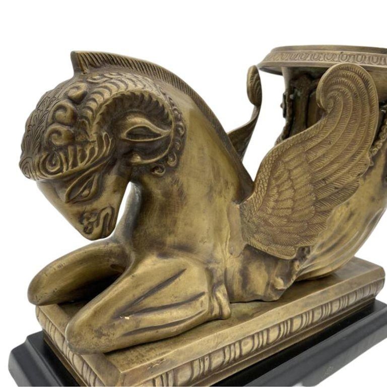 Golden Fleece Chrysomallos Winged Ram Bronze Mantle Urn
