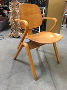 Midcentury Thonet Bent Plywood Armchairs by Joe Atkinson, Set of 5