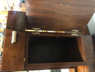 Art Deco Donald Deskey Style Palisander Wood and Marble Vanity w/ Full Mirror