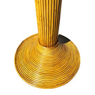 RARE Mid-century Sculptural Rattan Palm Tree floor Lamp, Mario Torres Lopez