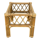 Art Deco "President" Stick Reed Rattan Coffee & Side Table set