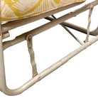 Aluminum Patio/Outdoor Sled Base Rocking Slider Settee w/ Speed Arms
