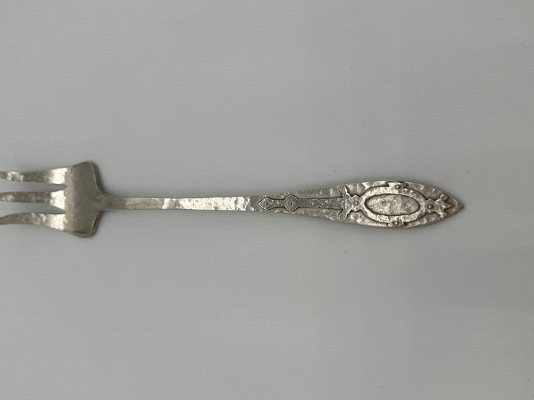 Vintage Arts and Crafts Fish Serving Fork