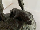 Victorian Bronze Jester Sculpture by After Alfred Barye, France 1860