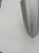 Mid Century Spun Aluminum Torchiere Wall Sconce, Unused Old Stock