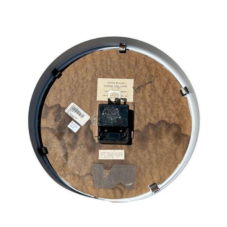 1970 Museum Wall Clock by Nathan Horwitt for Howard Miller
