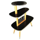 1950s Three-Tier Midcentury String Art Center Side Tables, Set of 3