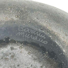 Mid-century Italian Murano Black Art Glass Bowl Signed Boudin Murano