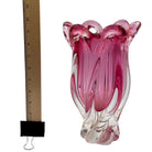 MCM Czech Cranberry Art Glass Vase by Josef Hospodka for Chribska Glassworks