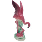 Mid-century Ceramic Flamingo Figurine & Vase Set by Maddux & Leftons