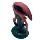 MCM Ceramic Miniature Pink Flamingo Tabletop Statue His & Hers Set By Leftons