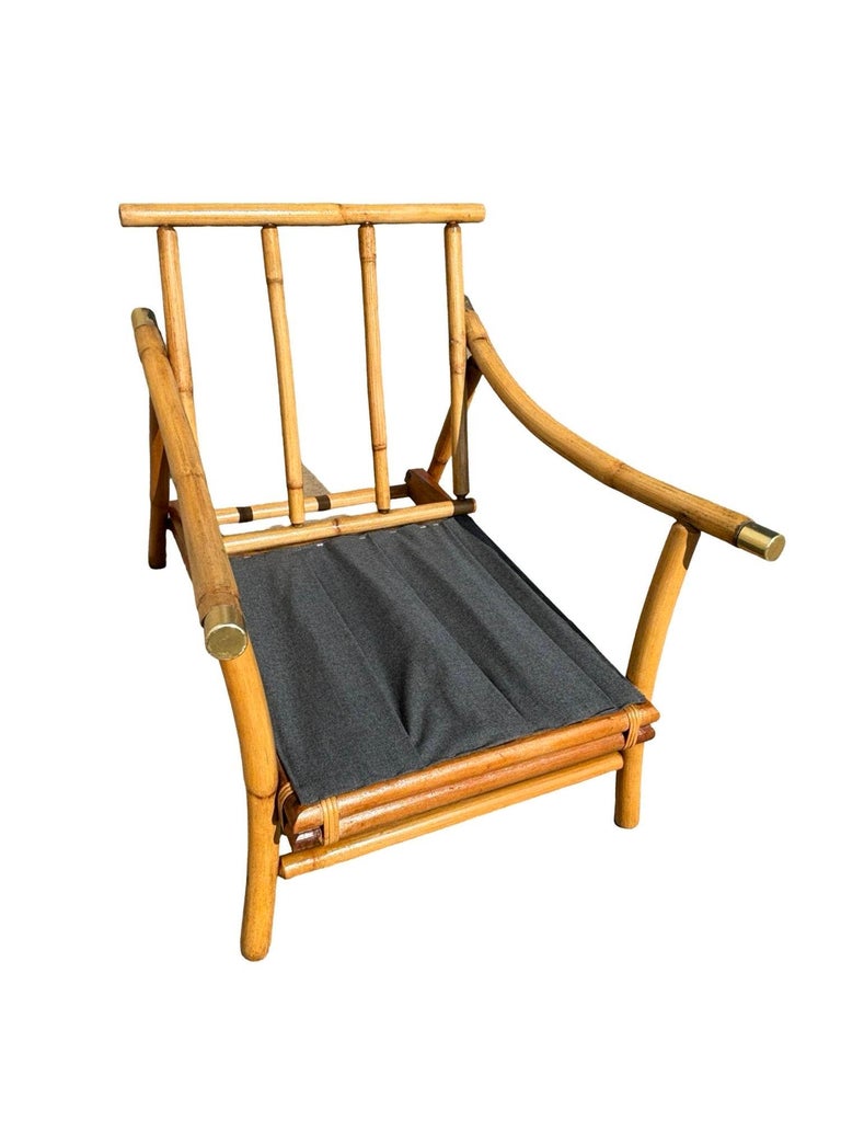 Restored Rattan Sofa & Chair Livingroom Set by John Wisner for Ficks Reed