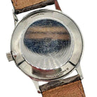 1950 Hamilton Thin-O-Matic Wristwatch w/ Black Dial on Leather Band