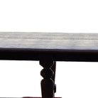 11 ft Hand-Carved Oak South Shore Massachusetts Long Farmhouse Dining Table