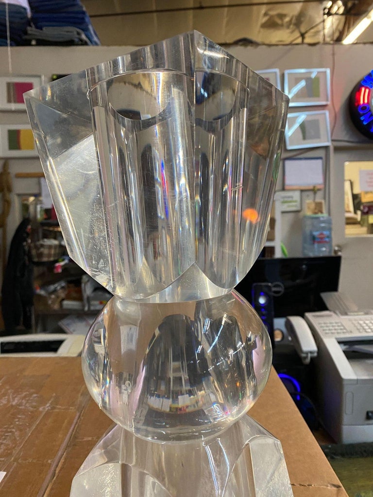 Large Vintage Hand Sculpted Vase by Charles Hollis Jones.