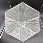 Rare French Art Deco CW Vianne Globe Opulent Frosted Lamp Shade