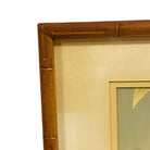 1940s Tropical Drinking Flamingo Scenic Print, Framed by Billy Seay for Turner