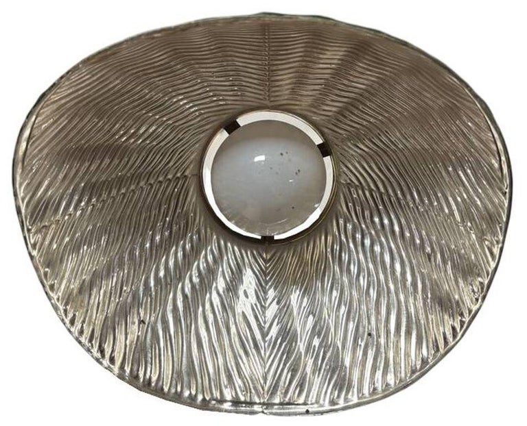1930's Green Mercury Glass Industrial Pendant Light - 8 Available!