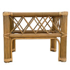 Art Deco "President" Stick Reed Rattan Coffee & Side Table set