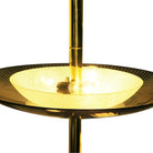 Mid Century Brass Triple Light Floor to Ceiling Tension Pole Lamp