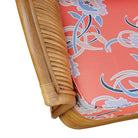 Restored "Golden Girls" Art Deco Rattan "Fan Arm" Three-Seat Sofa