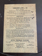 Chrome Art Deco "Chrono Lite-12" Commercial Neon Wall Clock by Seth Thomas, Cir