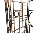 Post Modern Copper Tone Geometric Folding Room Divider by Robert Sonneman