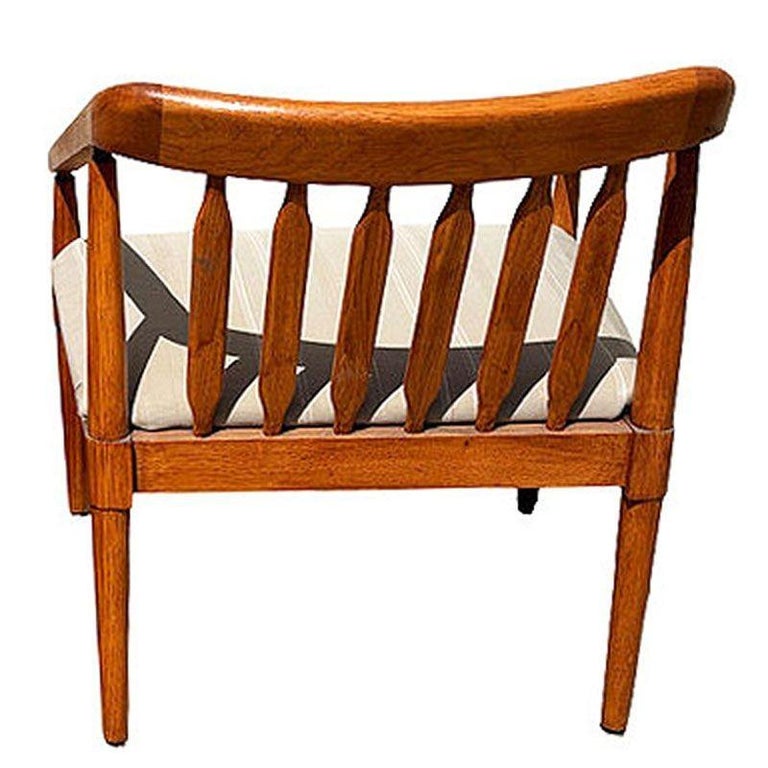 Mid-century "Declaration" Oak Arm Chairs by Kipp Stewart for Drexel, Pair