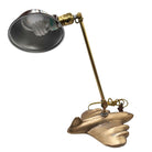 Rare 1987 Brass-tone Art Deco Style DC-3 Airplane Table Lamp, by Sarsaparilla