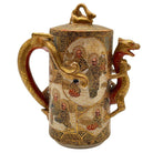 Gyokushu Satsuma Earthenware Saki Pitcher, C. Meiji Period