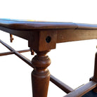 11 ft Hand-Carved Oak South Shore Massachusetts Long Farmhouse Dining Table
