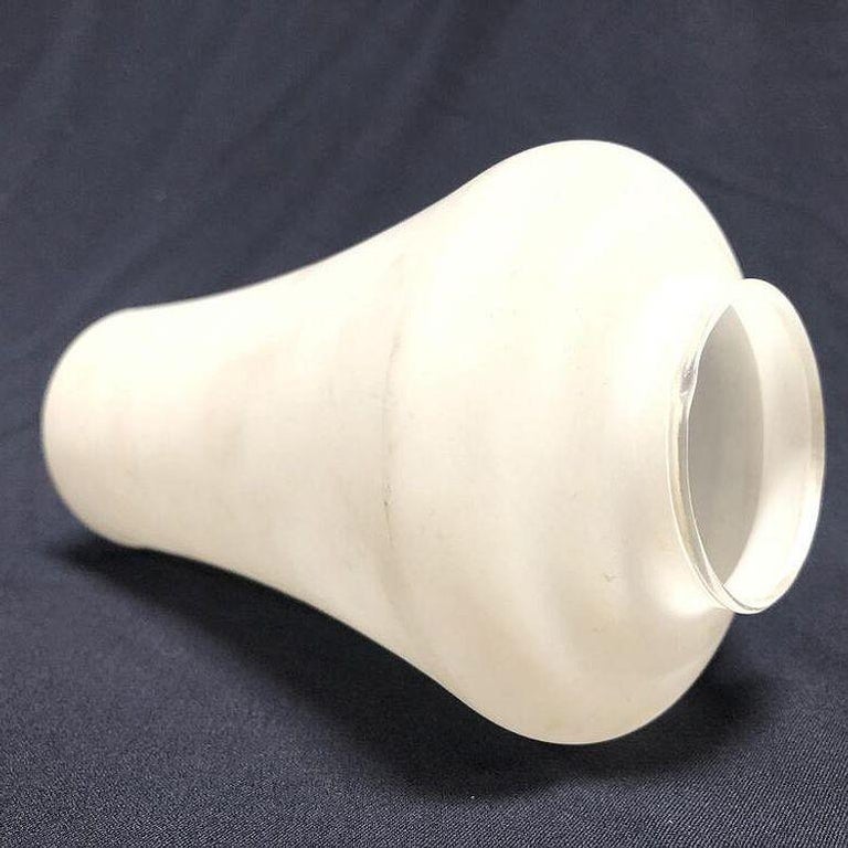 Western Style Frosted Glass Oil Lamp Hurricane Shade