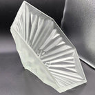 Rare French Art Deco CW Vianne Globe Opulent Frosted Lamp Shade